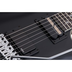 Schecter 1189 Electric Guitar Damien Platinum-6 FR S - Satin Black (SBK)