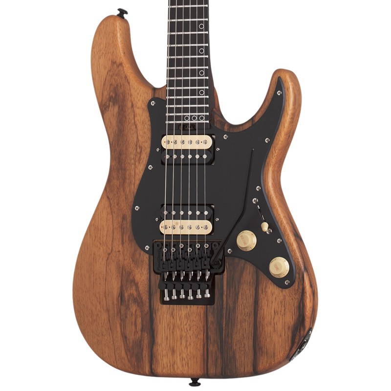 Schecter 1265 Electric Guitar Sun Valley Super Shredder Exotic Black Limba - Black Limba