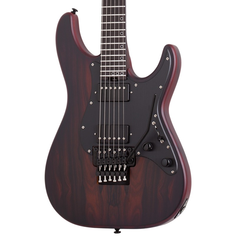 Schecter 1266 Electric Guitar Sun Valley Super Shredder Exotic FR Ziricote - Natural Satin