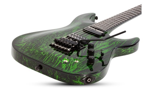 Schecter 1471 Electric Guitar C-1 FR S Silver Mountain - Toxic Venom