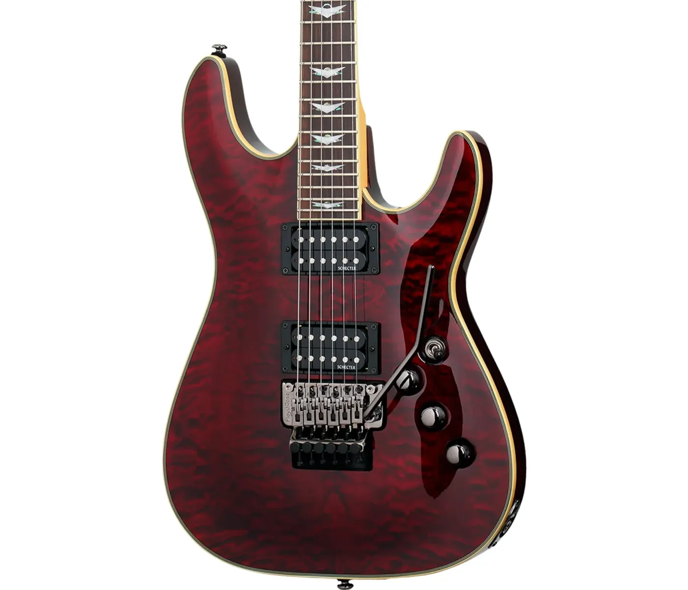 Schecter 2006 Electric Guitar Omen Extreme-FR - Black Cherry Schecter 2006 Electric Guitar Omen Extreme-FR - Black Cherry