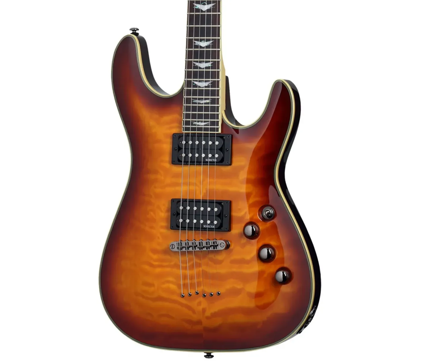 Schecter 2024 Electric Guitar Omen Extreme-6 - Vintage Sunburst Schecter 2024 Electric Guitar Omen Extreme-6 - Vintage Sunburst