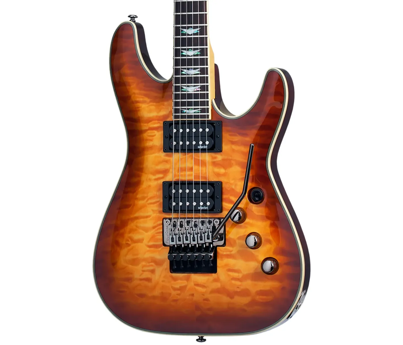 Schecter 2029 Electric Guitar Omen Extreme-FR - Vintage Sunburst Schecter 2029 Electric Guitar Omen Extreme-FR - Vintage Sunburst