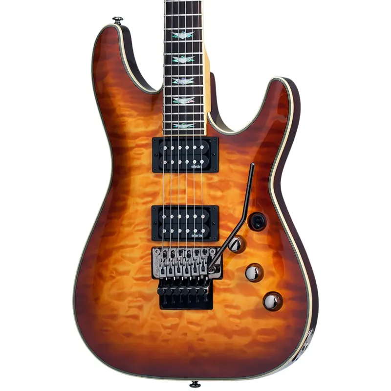 Schecter 2029 Electric Guitar Omen Extreme-FR - Vintage Sunburst Schecter 2029 Electric Guitar Omen Extreme-FR - Vintage Sunburst
