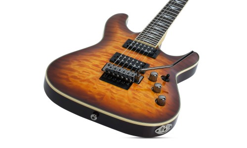 Schecter 2029 Electric Guitar Omen Extreme-FR - Vintage Sunburst