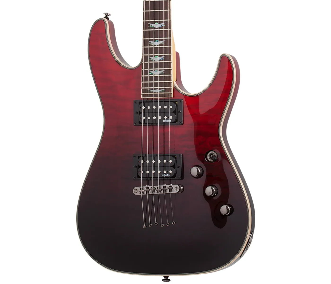 Schecter Electric Guitar Omen Extreme-6 - Blood Burst