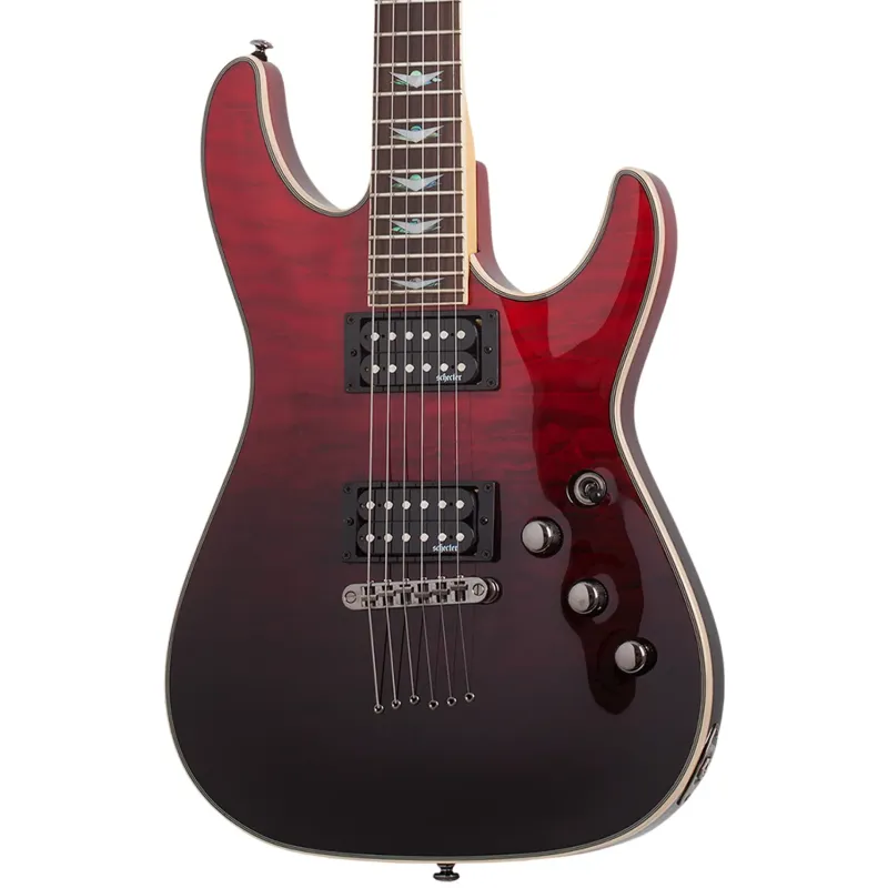 Schecter Electric Guitar Omen Extreme-6 - Blood Burst
