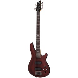 Schecter 2094 Electric Bass Omen-5 5-Strings - Walnut Satin (WSN) 