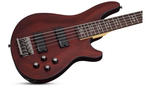 Schecter 2094 Electric Bass Omen-5 5-Strings - Walnut Satin (WSN) 