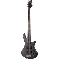 Schecter 2721 Electric Bass Stiletto Studio-5 - See-Thru Black Satin (STBLS)