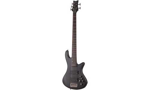 Schecter 2721 Electric Bass Stiletto Studio-5 - See-Thru Black Satin (STBLS)