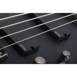 Schecter 2721 Electric Bass Stiletto Studio-5 - See-Thru Black Satin (STBLS)