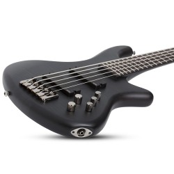 Schecter 2721 Electric Bass Stiletto Studio-5 - See-Thru Black Satin (STBLS)