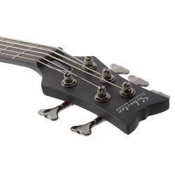 Schecter 2721 Electric Bass Stiletto Studio-5 - See-Thru Black Satin (STBLS)