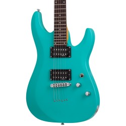 Schecter 428 Electric Guitar C-6 Deluxe - Satin Aqua