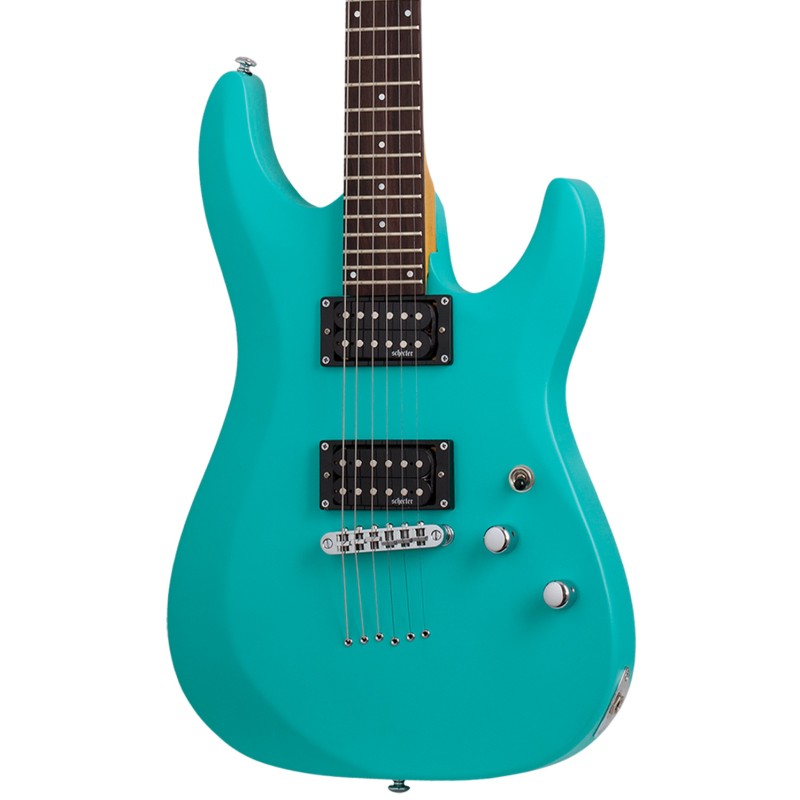 Schecter 428 Electric Guitar C-6 Deluxe - Satin Aqua