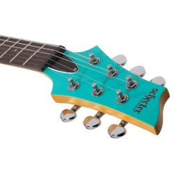 Schecter 428 Electric Guitar C-6 Deluxe - Satin Aqua