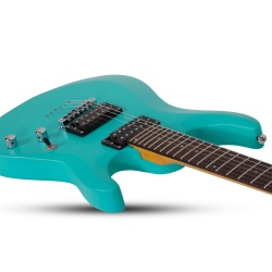 Schecter 428 Electric Guitar C-6 Deluxe - Satin Aqua