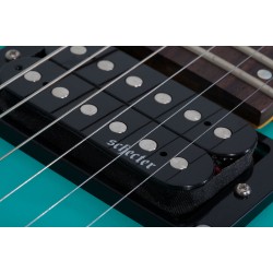 Schecter 428 Electric Guitar C-6 Deluxe - Satin Aqua