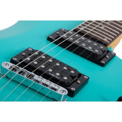 Schecter 428 Electric Guitar C-6 Deluxe - Satin Aqua