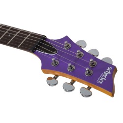 Schecter 429 Electric Guitar C-6 Deluxe - Satin Purple