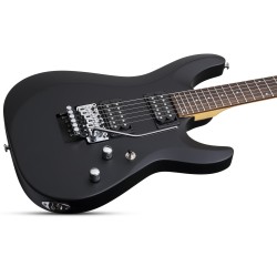 Schecter 436 Electric Guitar C-6 FR Deluxe Left Handed - Satin Black