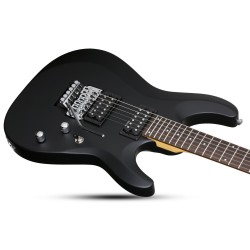 Schecter 436 Electric Guitar C-6 FR Deluxe Left Handed - Satin Black