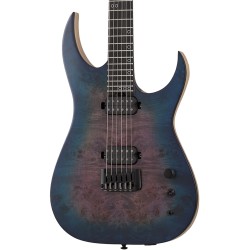 Schecter 826 Electric Guitar Keith Merrow KM-6 Strings MK-III Artist - Blue Crimson