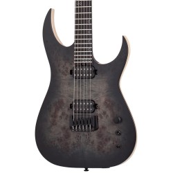 Schecter 827 Electric Guitar Keith Merrow KM-6 Strings MK-III Artist - Trans Black Burst (TBB)