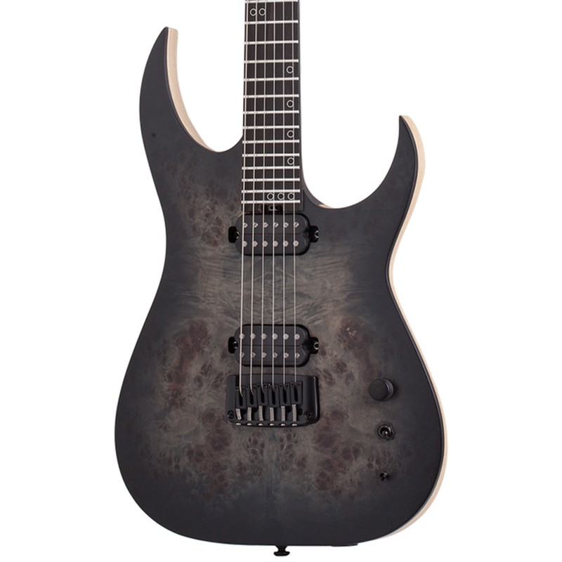 Schecter 827 Electric Guitar Keith Merrow KM-6 Strings MK-III Artist - Trans Black Burst (TBB)