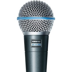 Shure Beta 58A Supercardioid Dynamic Vocal Microphone