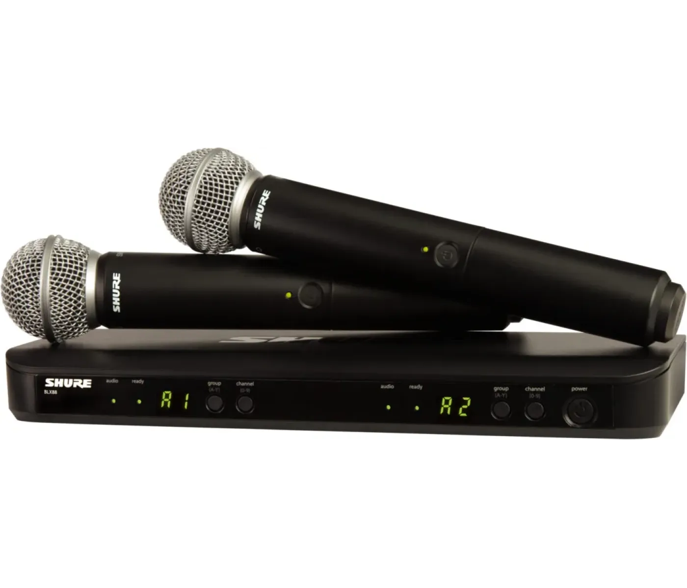 Shure BLX288UK/SM58 X Dual Channel Wireless Handheld Microphone System BLX288-SM58 Shure BLX288UK/SM58 X Dual Channel Wireless Handheld Microphone System BLX288-SM58