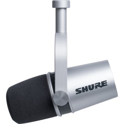 Shure MV7-S USB And XLR Podcast Dynamic Microphone MV7 - Silver