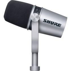 Shure MV7-S USB And XLR Podcast Dynamic Microphone MV7 - Silver