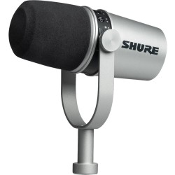 Shure MV7-S USB And XLR Podcast Dynamic Microphone MV7 - Silver