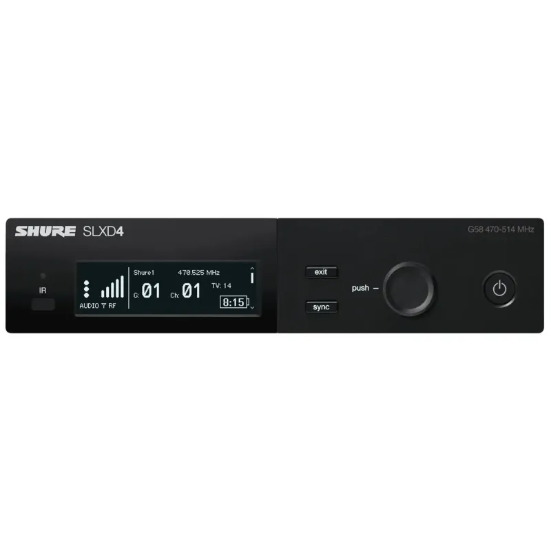 Shure SLXD4UK=-G59 Single Receiver - 470-514MHz