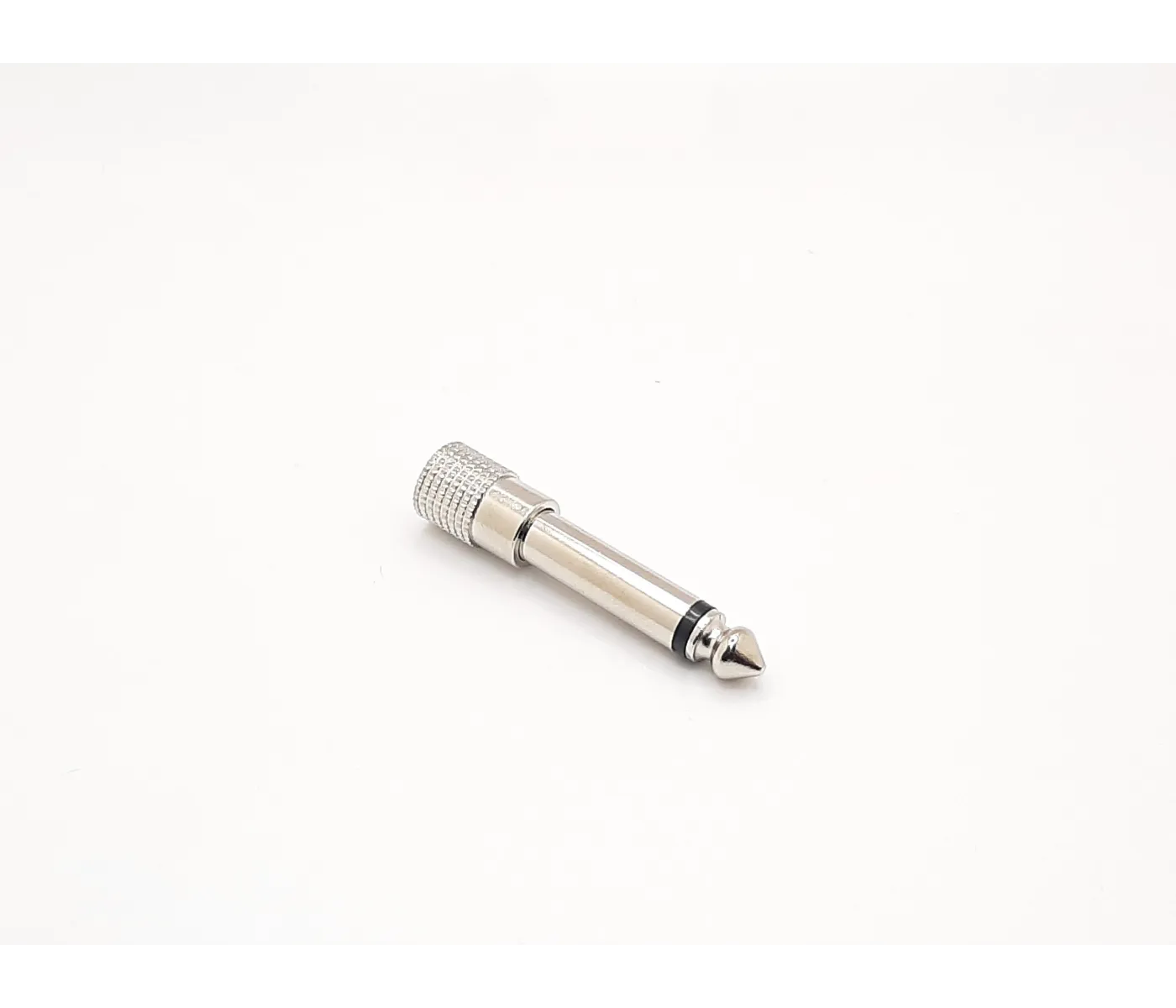 SMC Parts 3.5 mm Female To 1/4 Male Mono Jack Adapter - Silver Plated