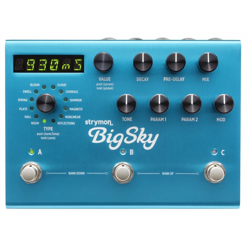 Strymon Big Sky Multidimensional Reverb Pedal - Power Supply Included