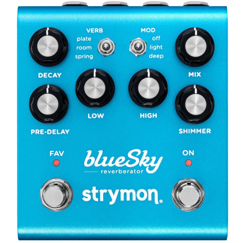 Strymon Blue Sky V2 Reverberator Guitar Effects Pedal