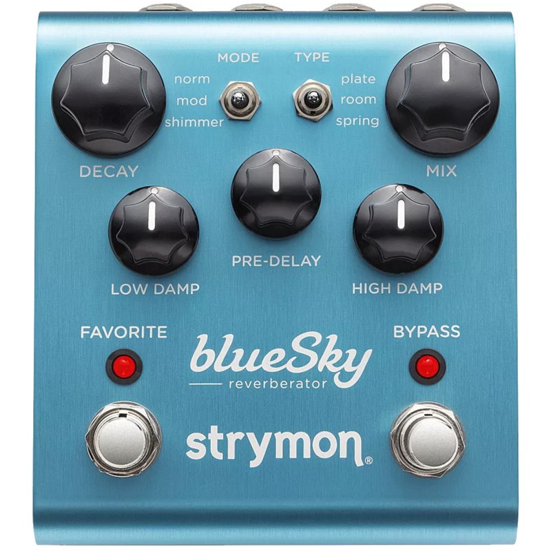 Strymon BlueSkyReverb Reverberator Pedal - Power Supply Included