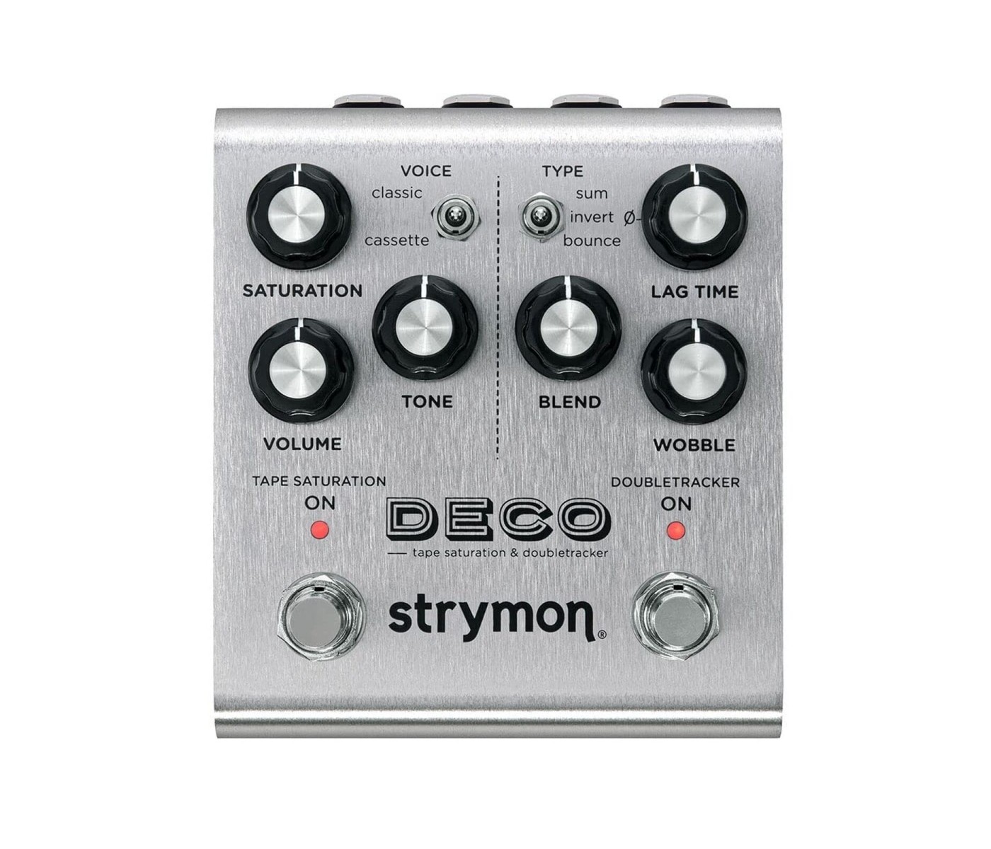Strymon Deco V2 Tape Saturation and Doubletracker Delay Pedal - Power Supply Included