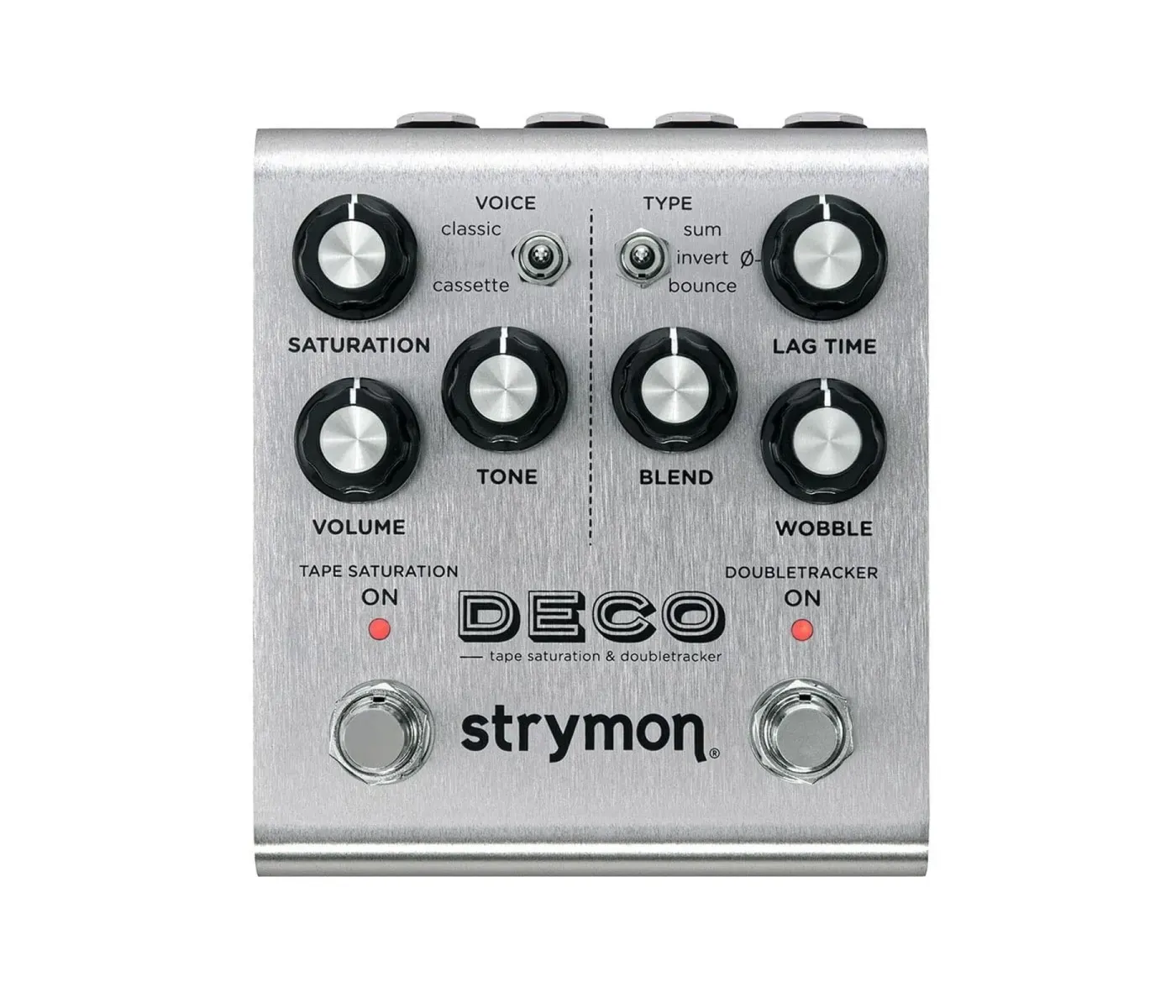 Strymon Deco V2 Tape Saturation and Doubletracker Delay Pedal - Power Supply Included