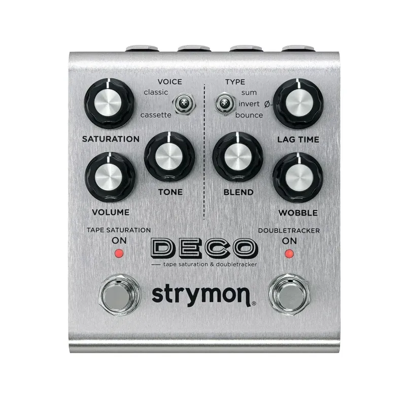 Strymon Deco V2 Tape Saturation and Doubletracker Delay Pedal - Power Supply Included Strymon Deco V2 Tape Saturation and Doubletracker Delay Pedal - Power Supply Included