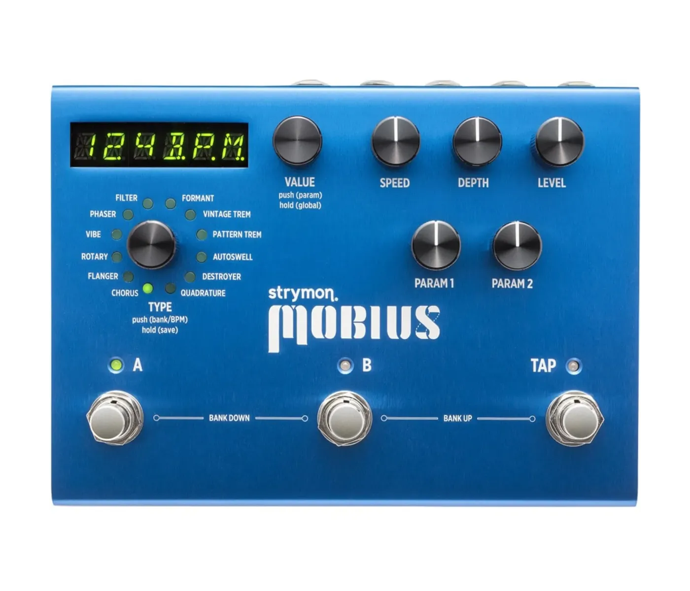 Strymon Mobius Multidimensional Modulation Pedal - Power Supply Included