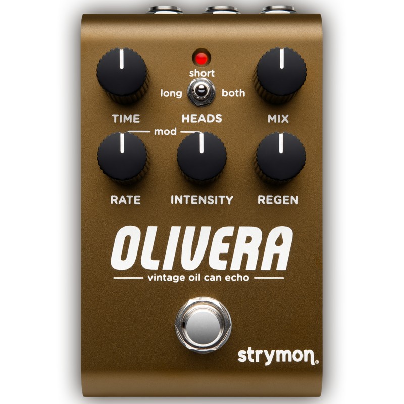 Strymon Olivera Vintage Oil Can Echo Pedal - Power Supply Included Strymon Olivera Vintage Oil Can Echo Pedal - Power Supply Included