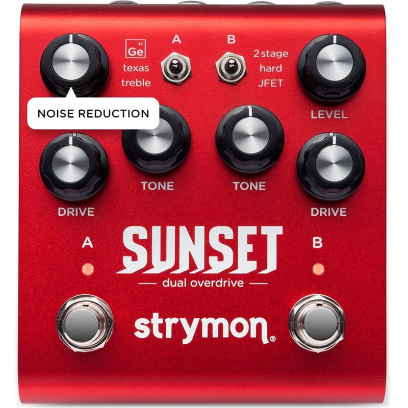 Strymon Sunset Dual Overdrive Pedal - Power Supply Included