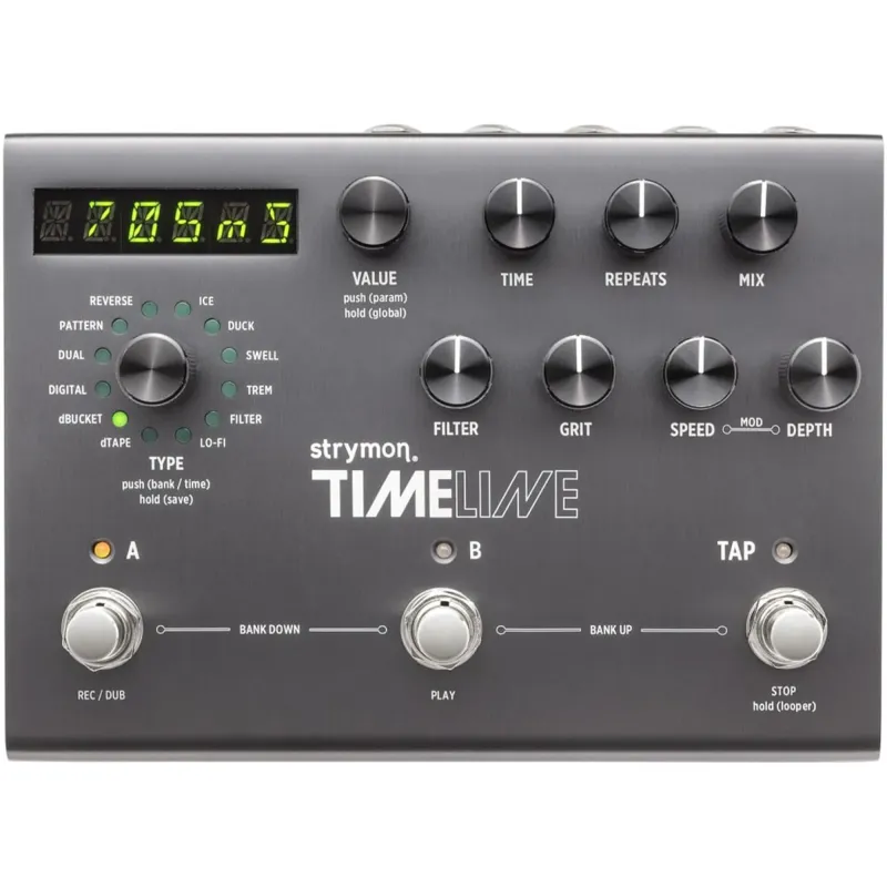 Strymon TimeLine Multidimensional Delay Pedal - Power Supply Included Strymon TimeLine Multidimensional Delay Pedal - Power Supply Included