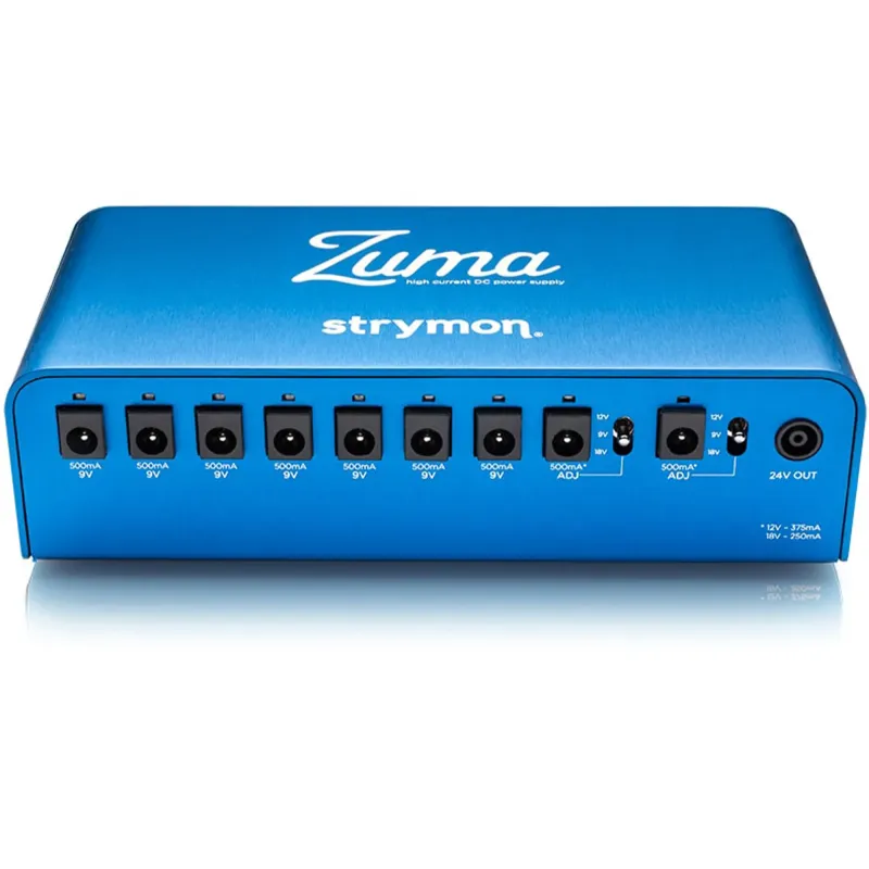 Strymon Zuma 9-Output Guitar Pedal Power Supply - 7 x 9V DC Outlets And 2 x 9/12/18V DC Outlets Strymon Zuma 9-Output Guitar Pedal Power Supply - 7 x 9V DC Outlets And 2 x 9/12/18V DC Outlets