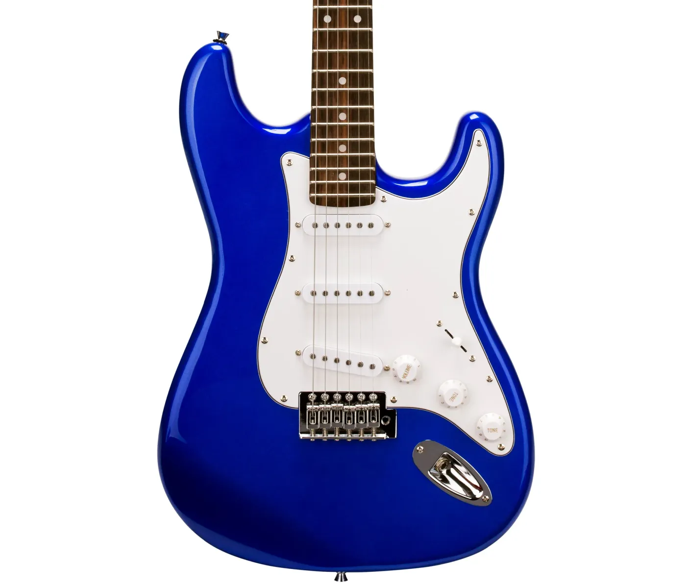 SX Guitar ED1 Vintage Style Electric with Bag - Blue