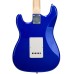 SX Guitar ED1 Vintage Style Electric with Bag - Blue